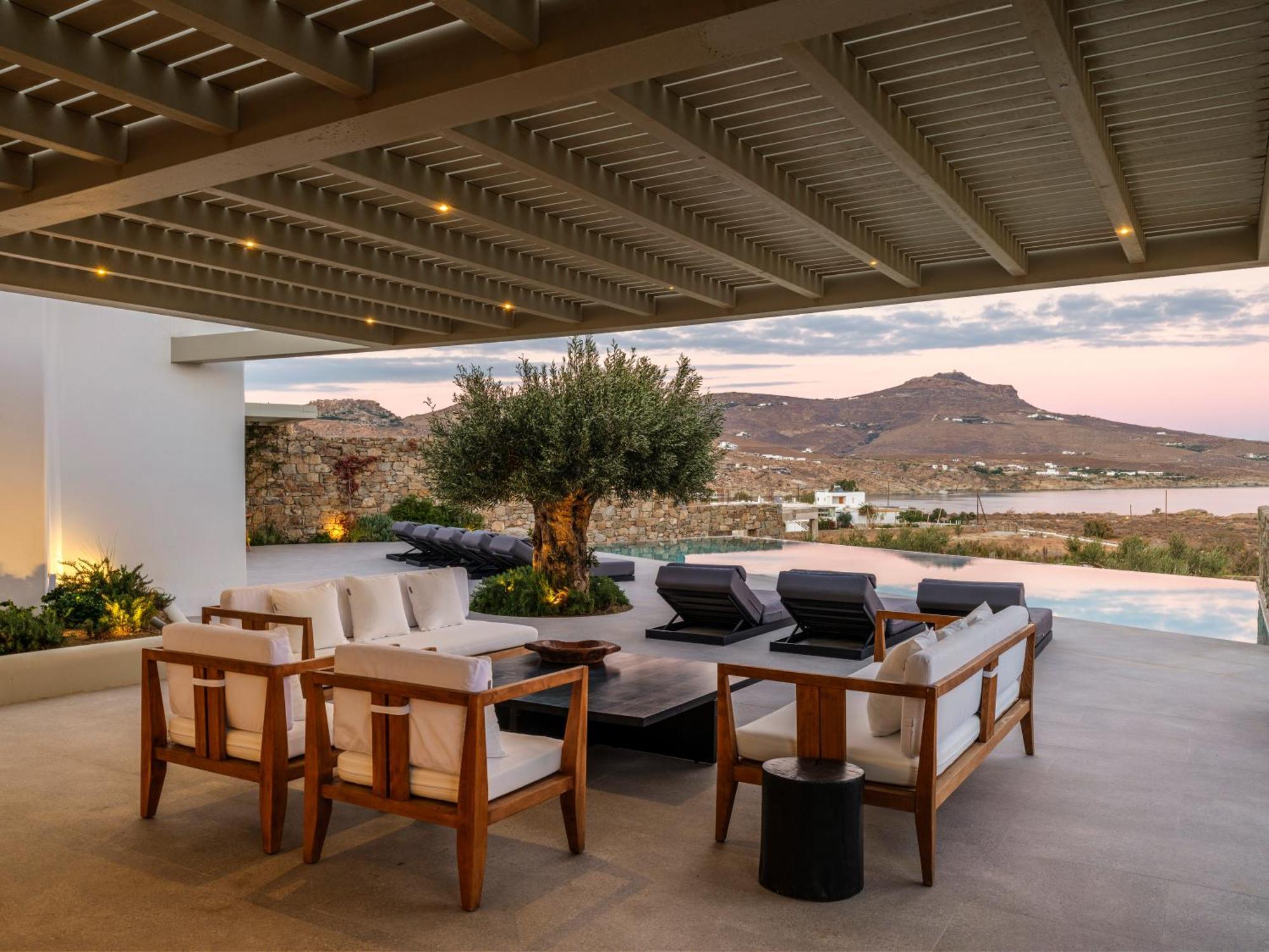 Blue Eye Grand Villa Mykonos Kalafati Eksteriør billede