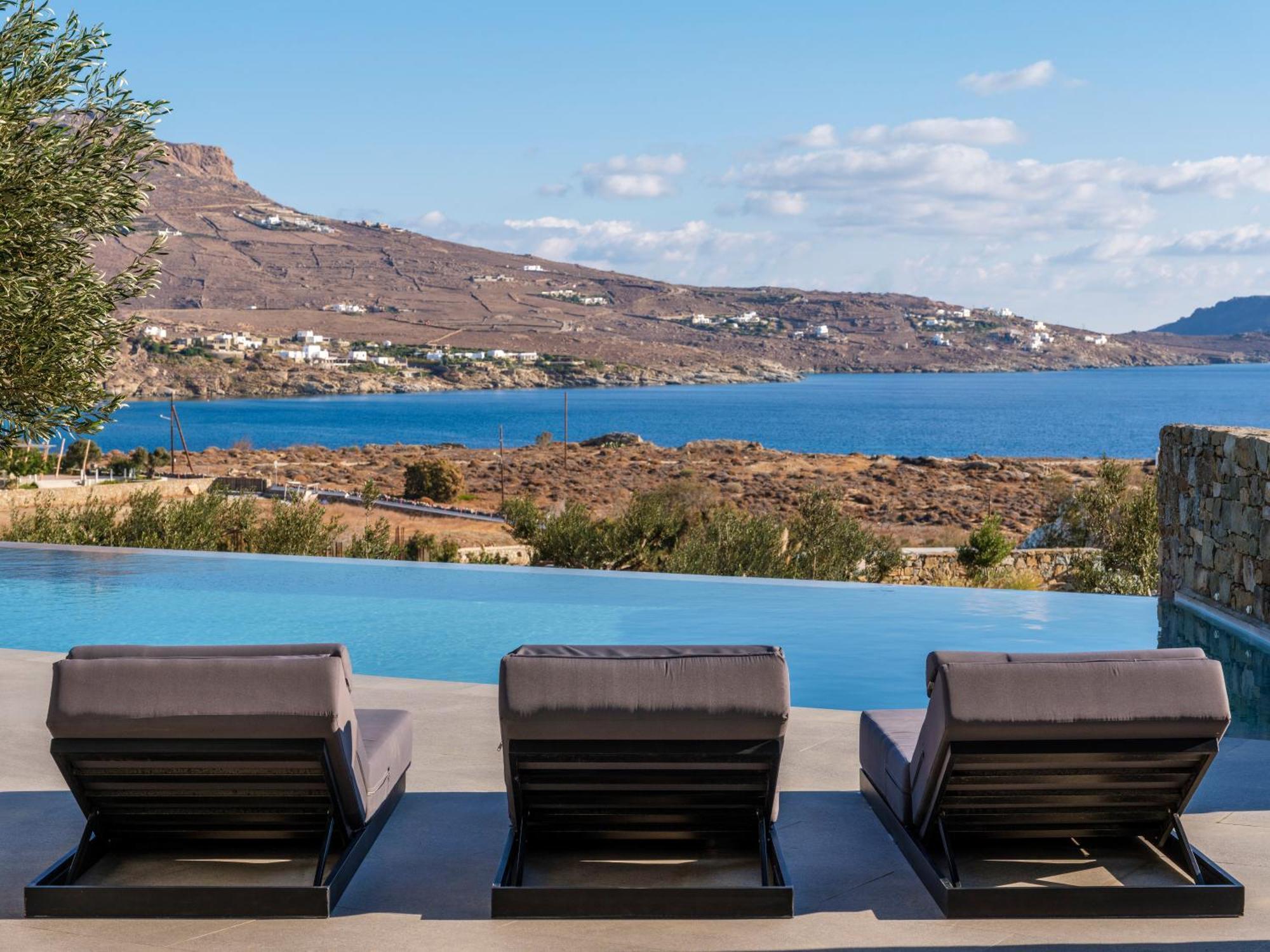 Blue Eye Grand Villa Mykonos Kalafati Eksteriør billede