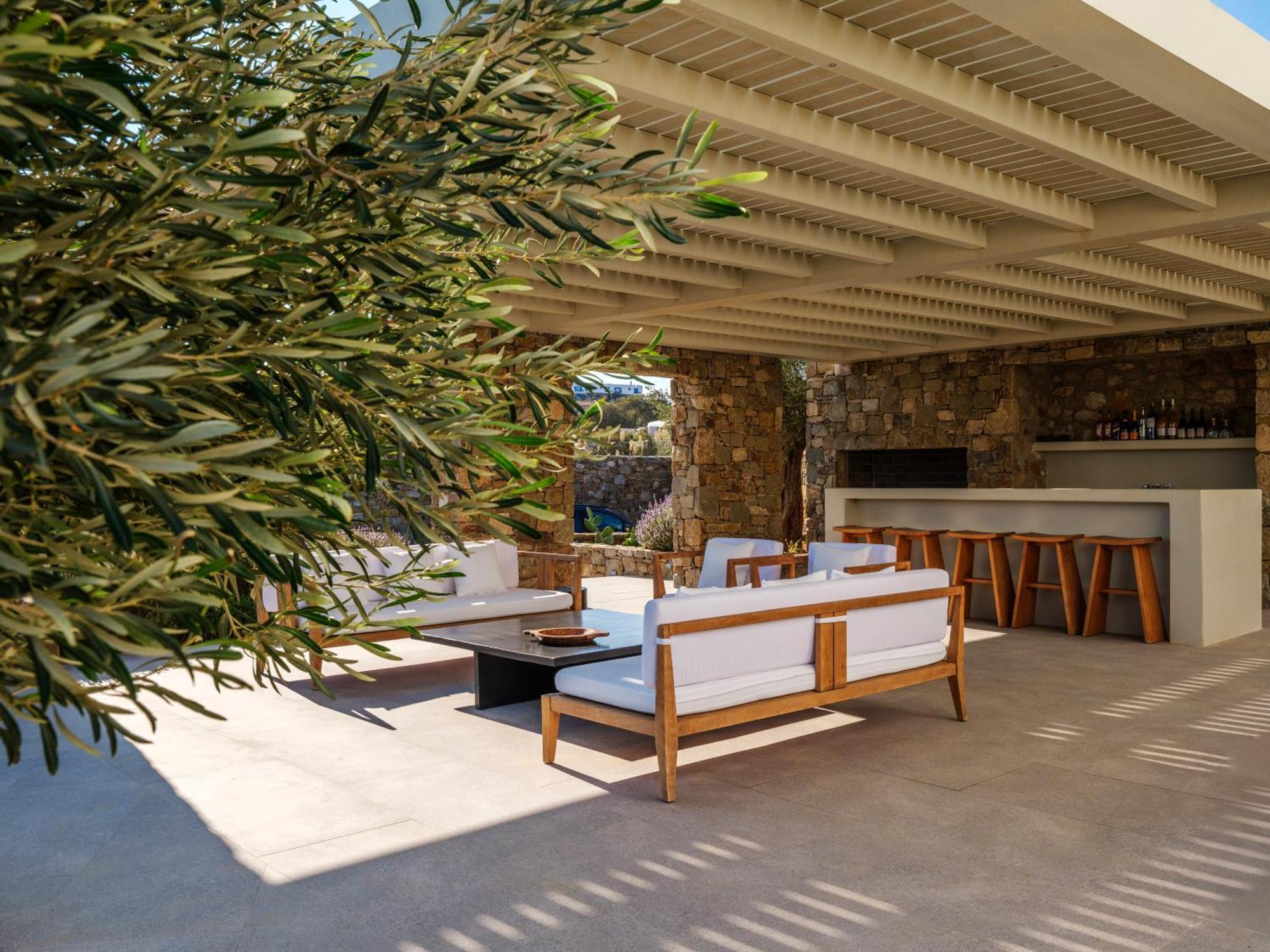 Blue Eye Grand Villa Mykonos Kalafati Eksteriør billede