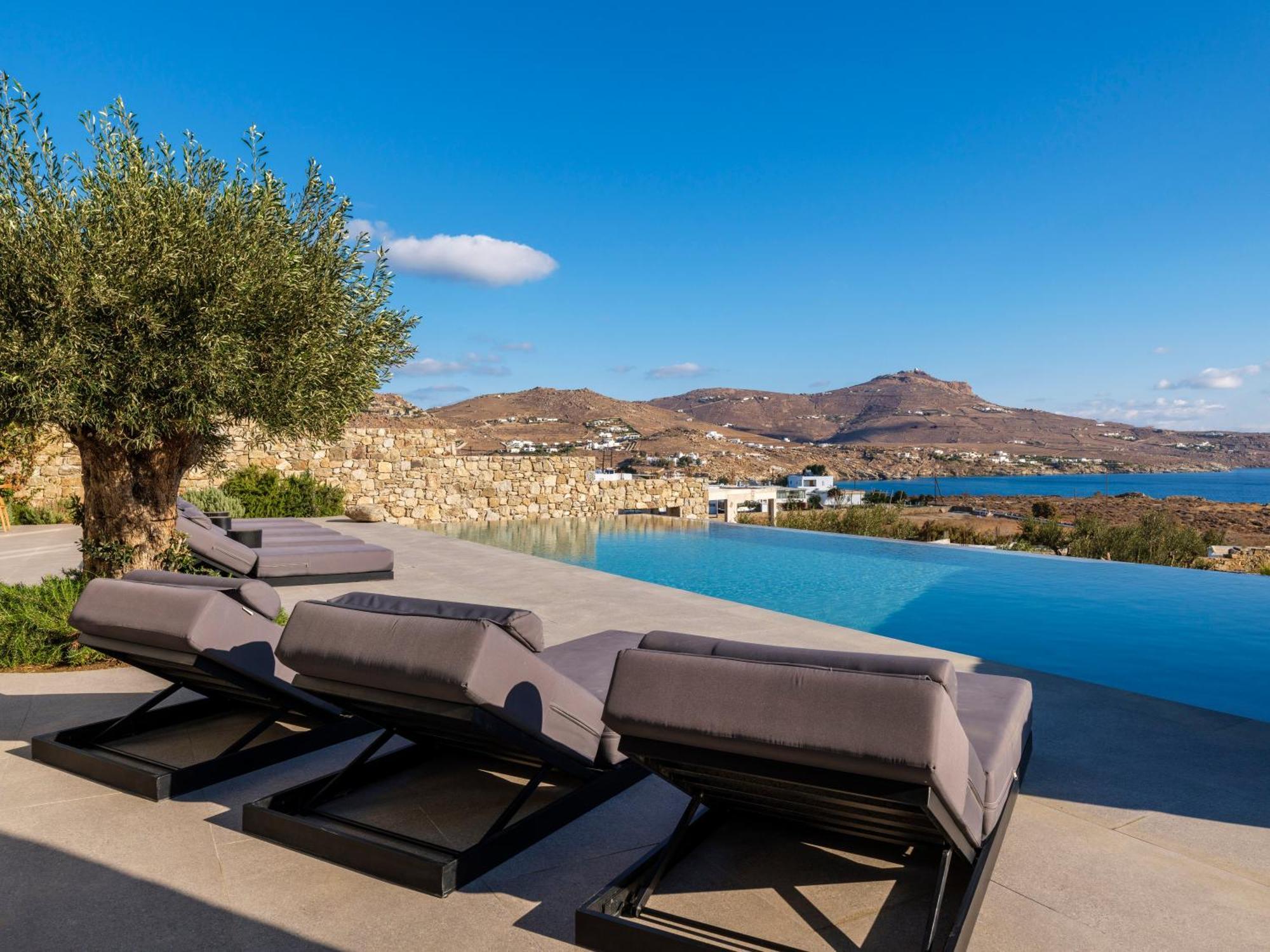 Blue Eye Grand Villa Mykonos Kalafati Eksteriør billede