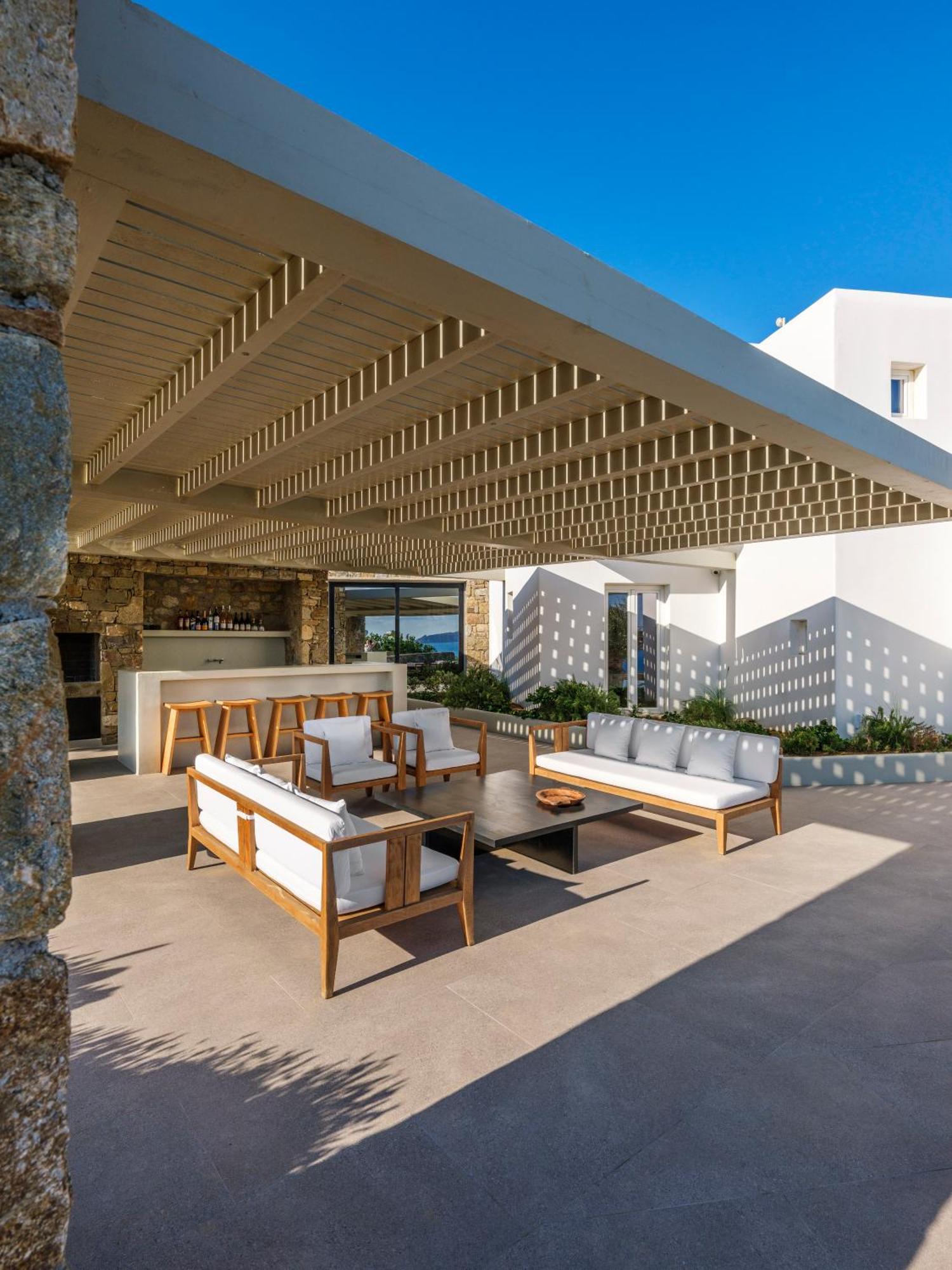 Blue Eye Grand Villa Mykonos Kalafati Eksteriør billede